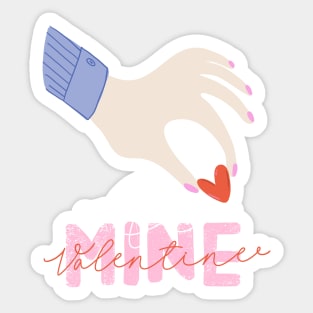 Be my Valentine Sticker